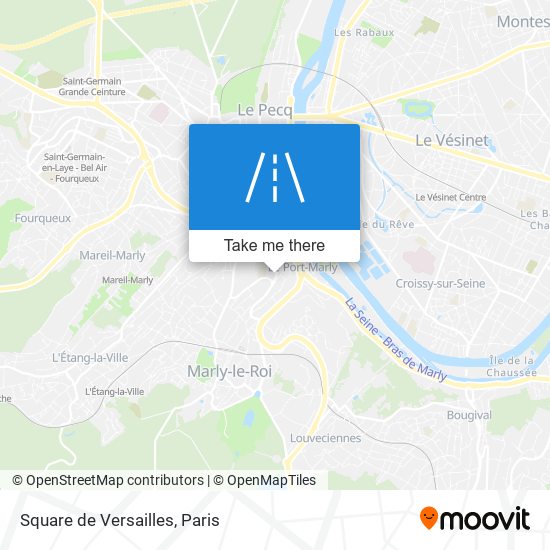 Mapa Square de Versailles