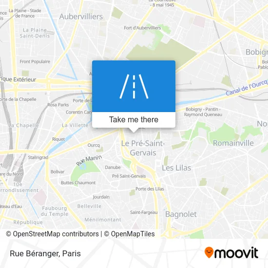 Rue Béranger map