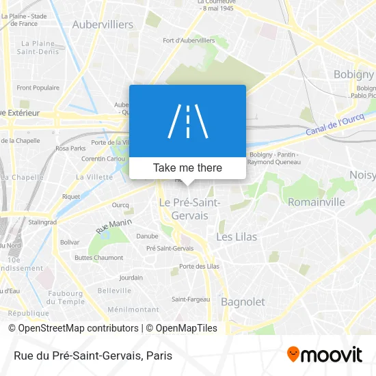 Rue du Pré-Saint-Gervais map