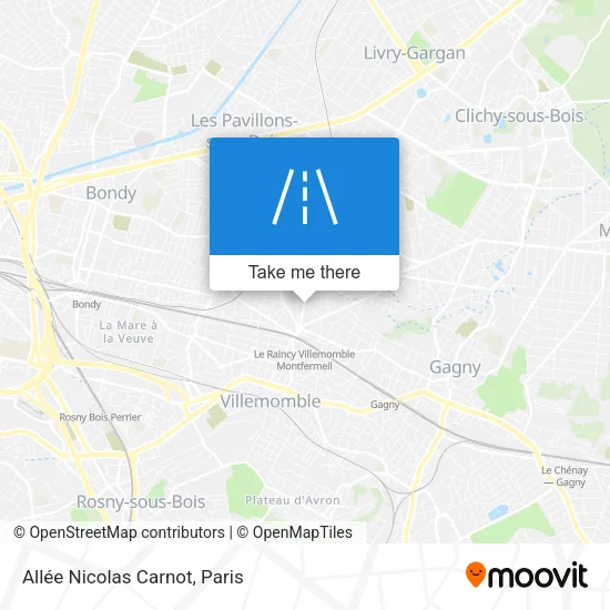 Allée Nicolas Carnot map