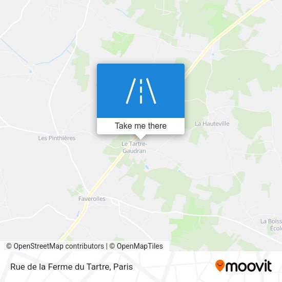 Rue de la Ferme du Tartre map