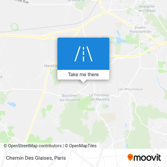 Chemin Des Glaises map