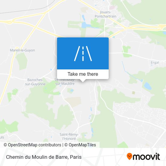 Chemin du Moulin de Barre map