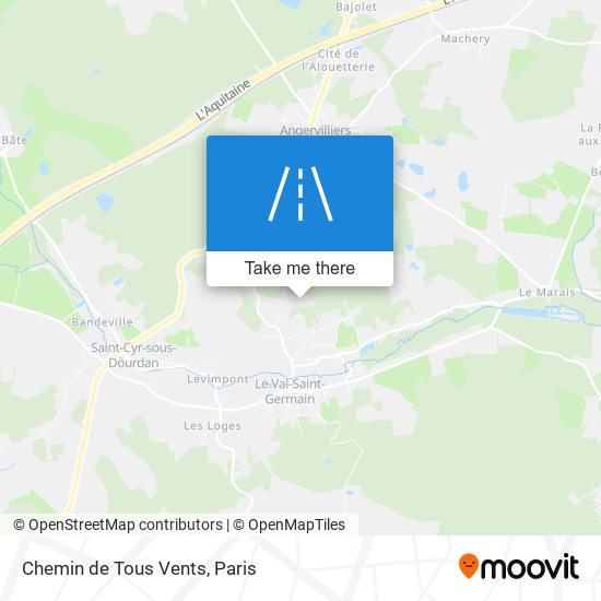 Chemin De Tous Vents map