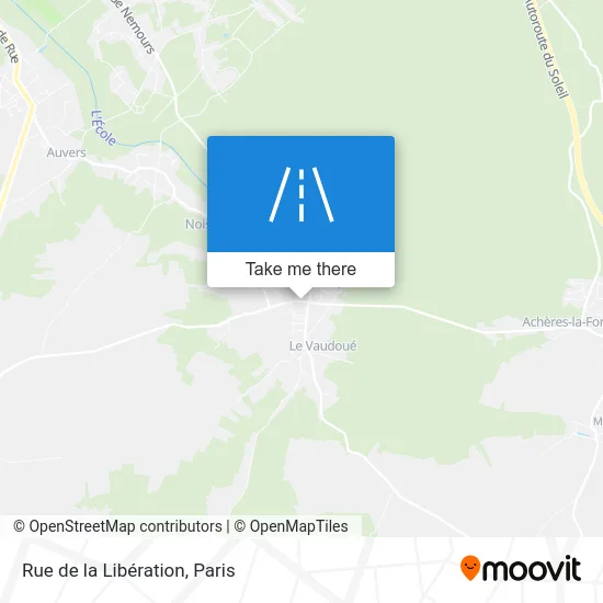 Rue de la Libération map