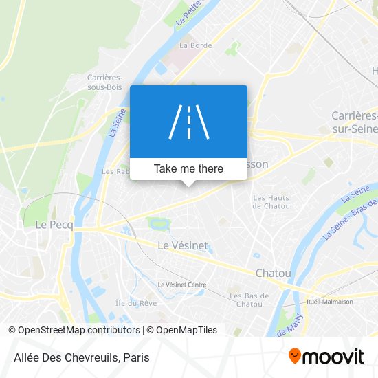 Allée Des Chevreuils map