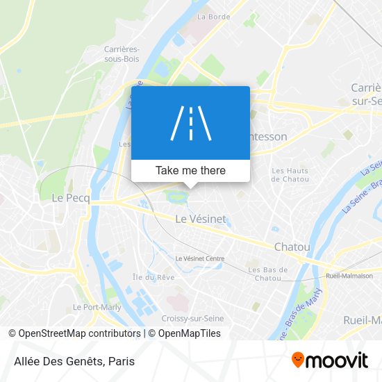 Allée Des Genêts map