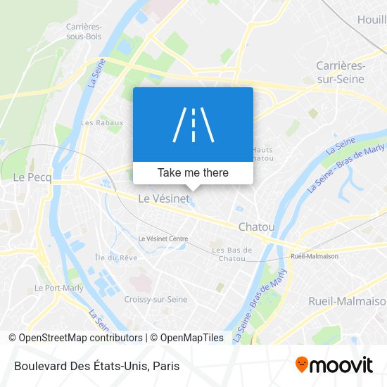 Boulevard Des États-Unis map