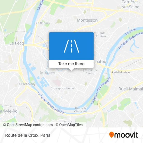 Route de la Croix map