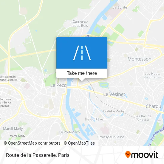 Route de la Passerelle map