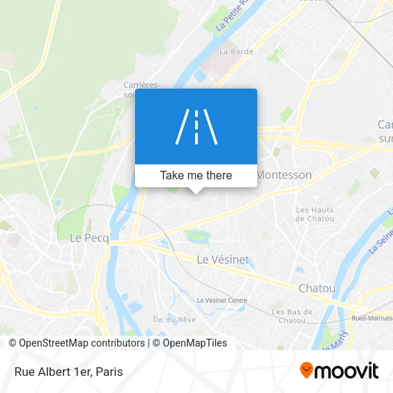 Rue Albert 1er map