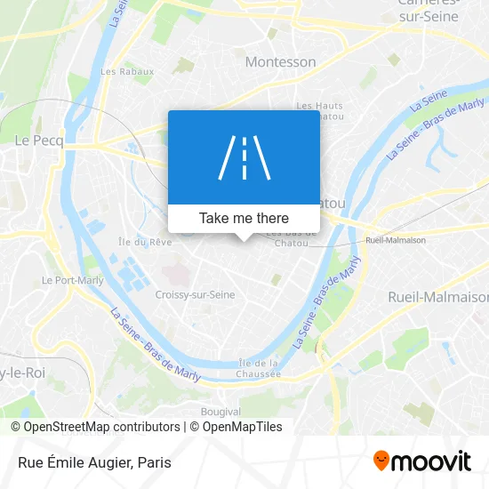Rue Émile Augier map