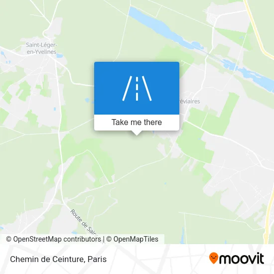 Chemin de Ceinture map