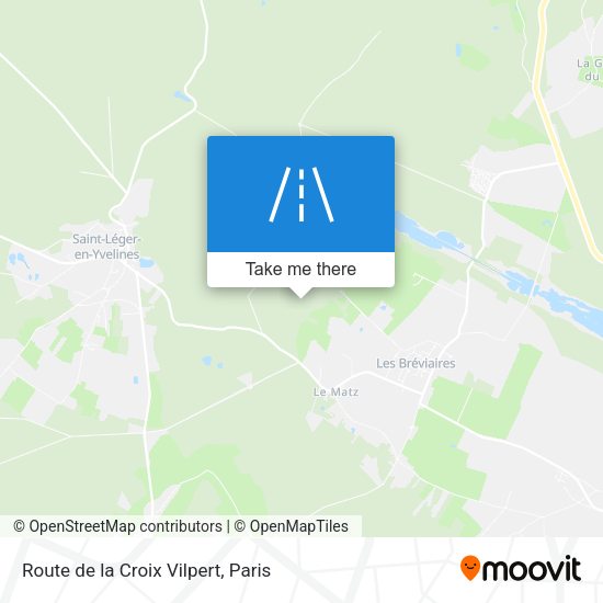 Route de la Croix Vilpert map