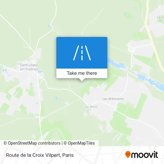 Route de la Croix Vilpert map