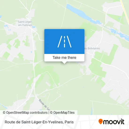 Route de Saint-Léger-En-Yvelines map