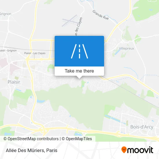 Allée Des Mûriers map