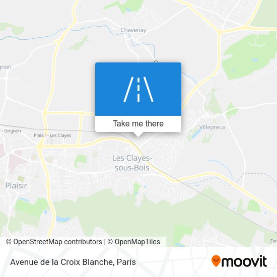 Avenue de la Croix Blanche map