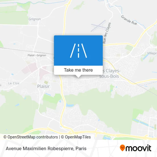 Avenue Maximilien Robespierre map
