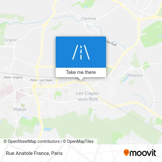 Rue Anatole France map