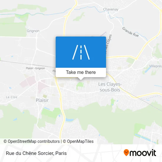 Rue du Chêne Sorcier map