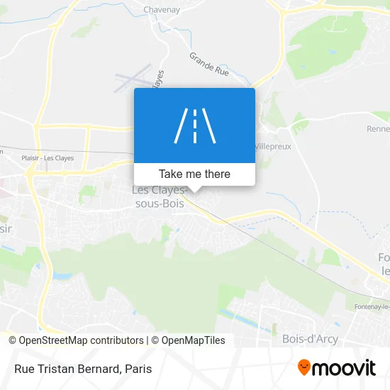Rue Tristan Bernard map