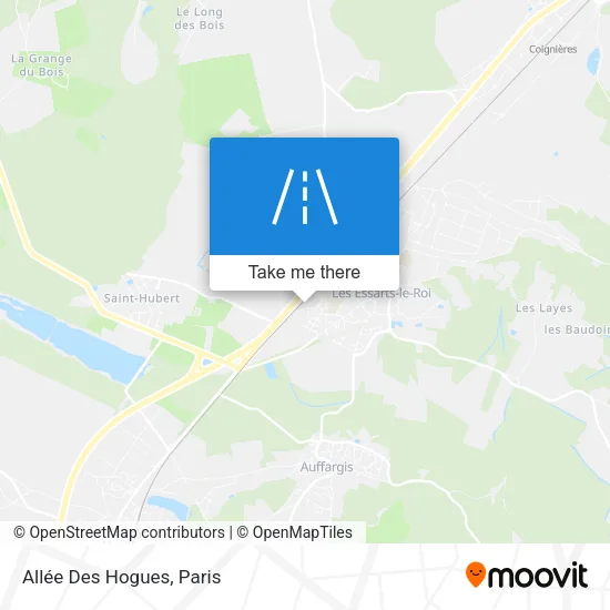 Allée Des Hogues map