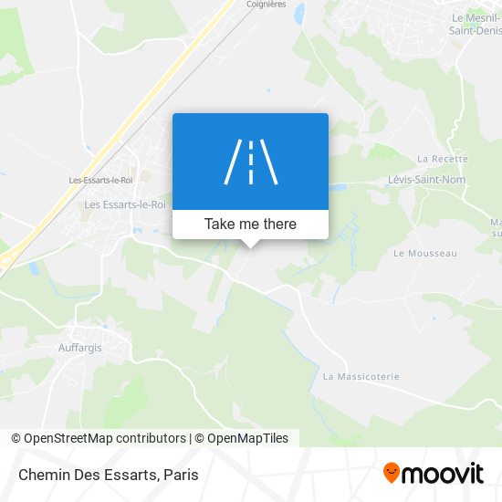 Chemin Des Essarts map