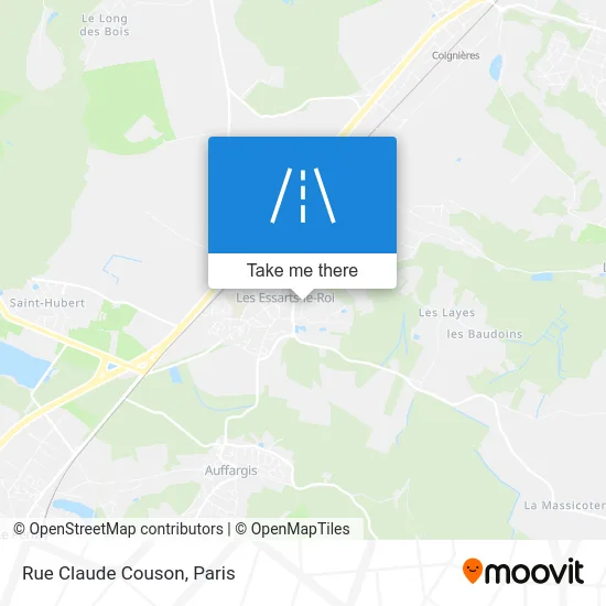 Mapa Rue Claude Couson