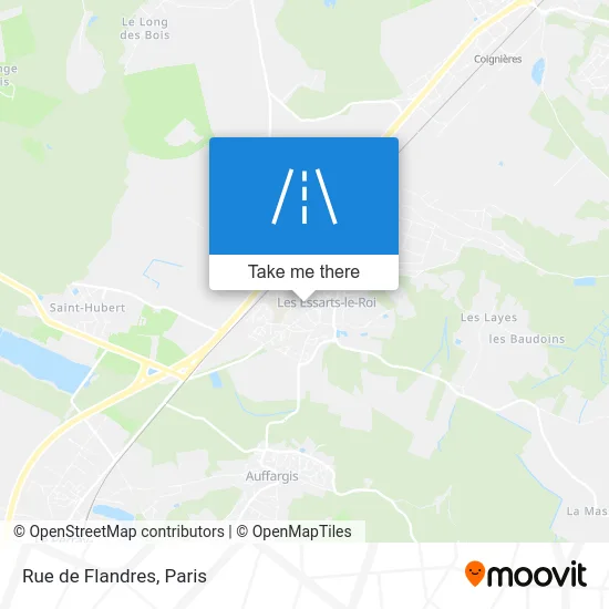 Rue de Flandres map