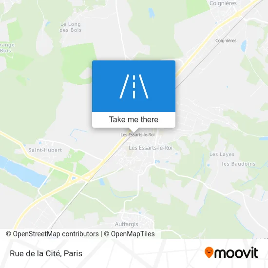 Rue de la Cité map