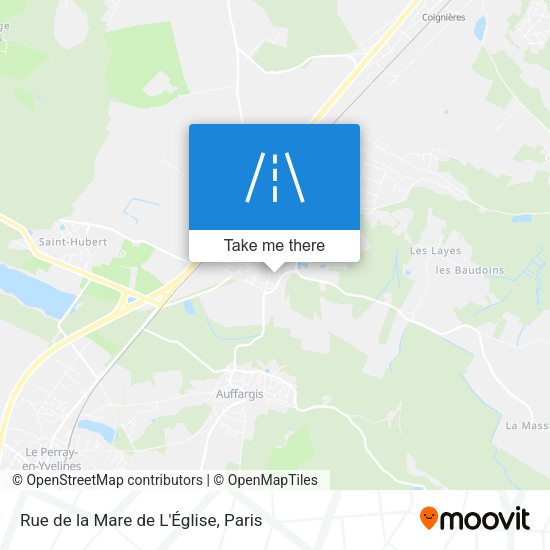 Rue de la Mare de L'Église map