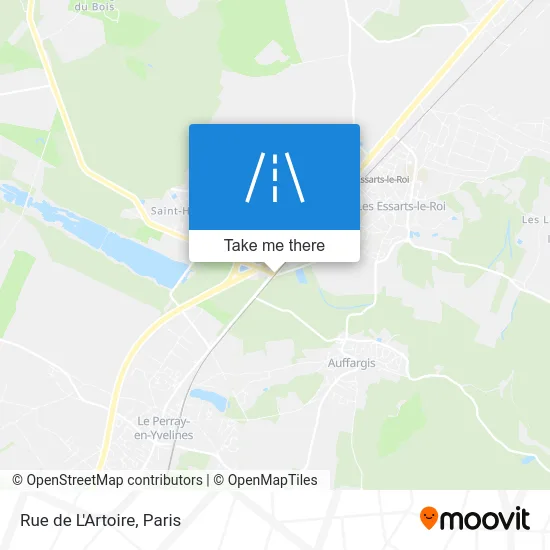 Rue de L'Artoire map