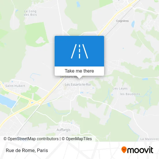Rue de Rome map