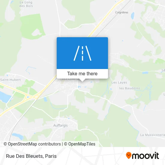 Rue Des Bleuets map