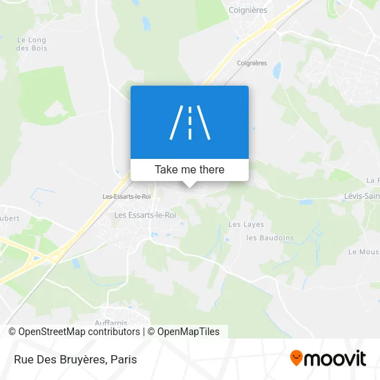 Rue Des Bruyères map