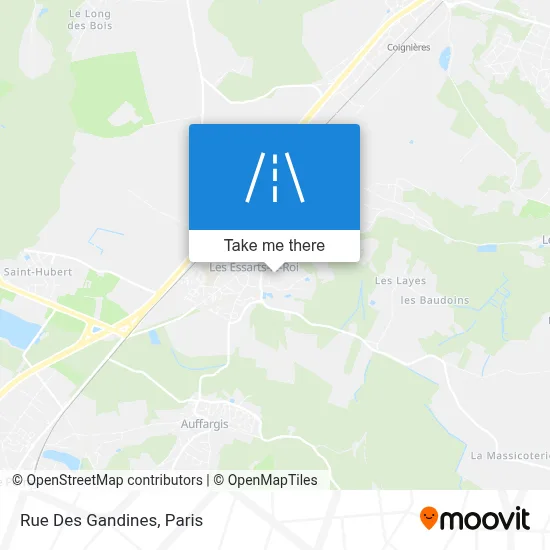Rue Des Gandines map