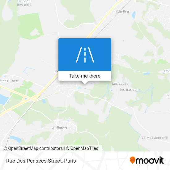 Rue Des Pensées map
