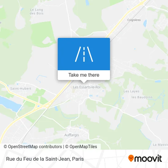 Rue du Feu de la Saint-Jean map