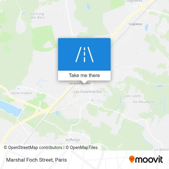 Rue du Maréchal Foch map