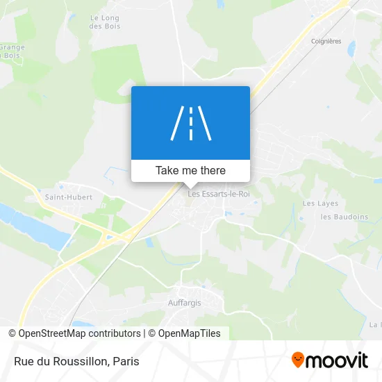 Rue du Roussillon map