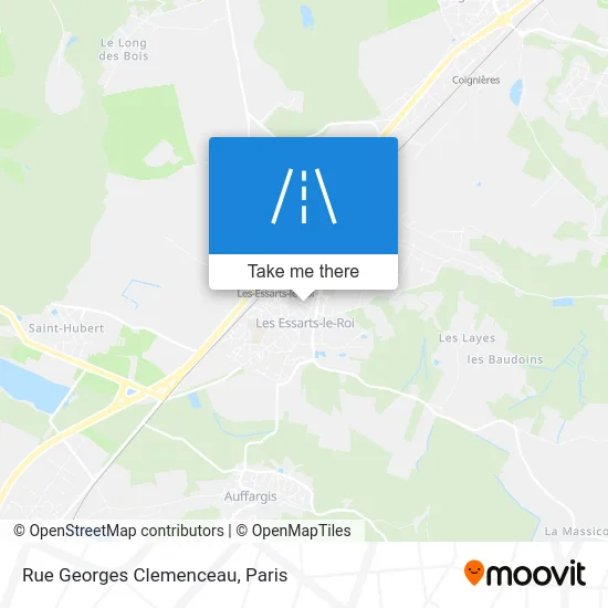 Rue Georges Clemenceau map