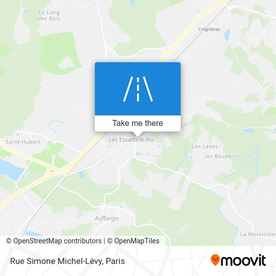 Rue Simone Michel-Lévy map