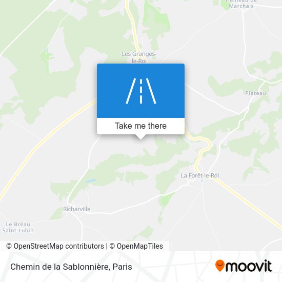 Chemin De La Sablonnière map