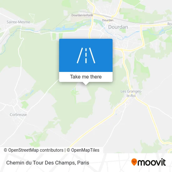 Chemin du Tour Des Champs map