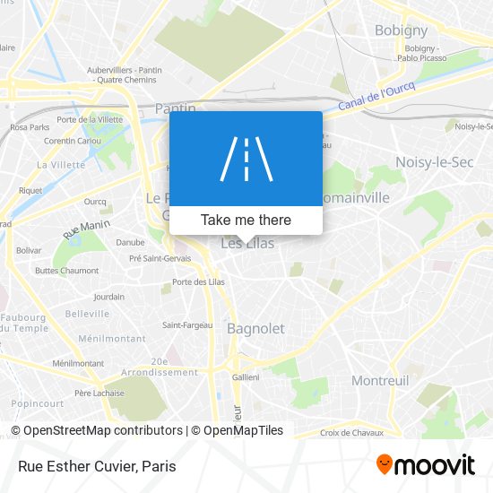 Rue Esther Cuvier map