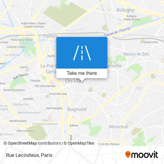 Rue Lecouteux map