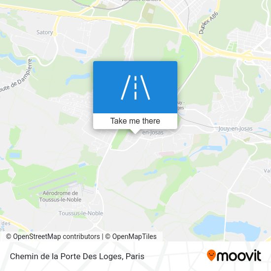 Chemin de la Porte Des Loges map