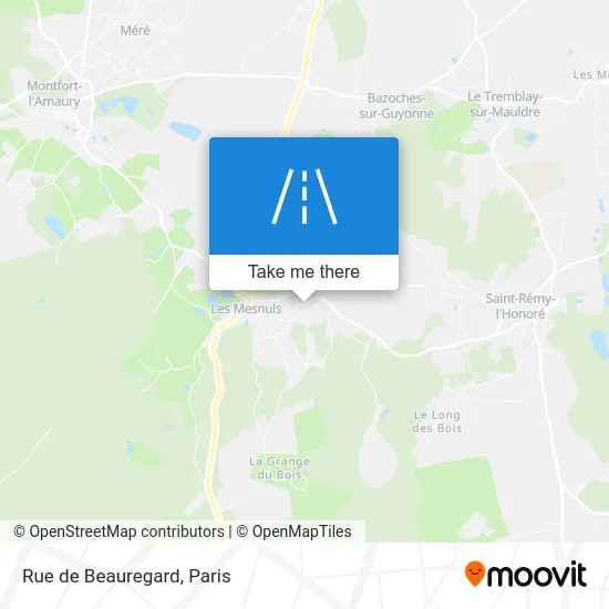 Rue de Beauregard map