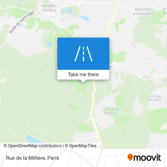 Rue de la Millière map